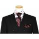 Giorgio Cosani Black Shadow Checker Board Double Breasted Super 140's Cashmere Wool Suit 961